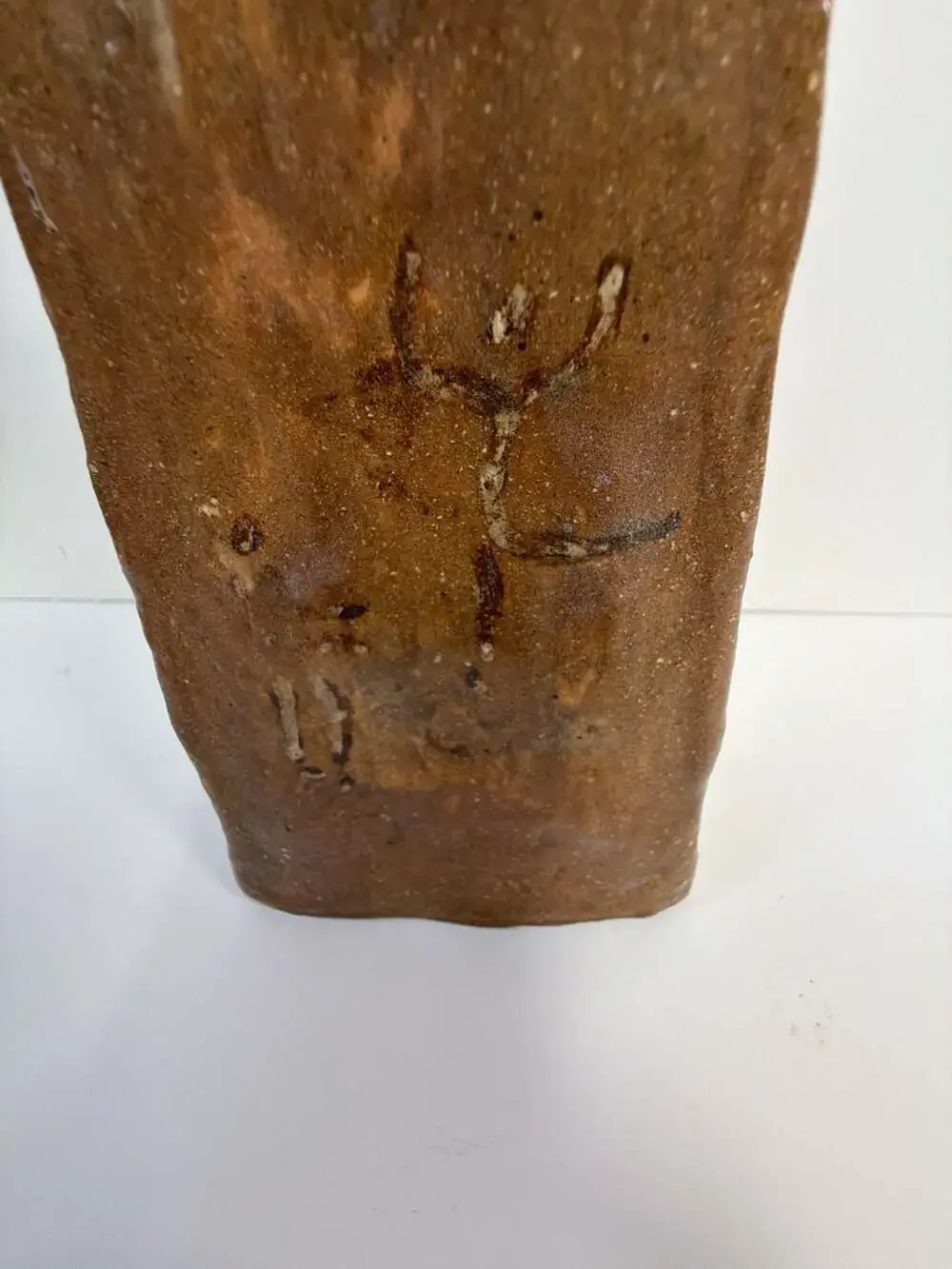 Handmade Studio Pottery Vase Signed Arlene Brown Glazed Stoneware